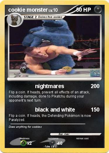 Pokemon cookie monster