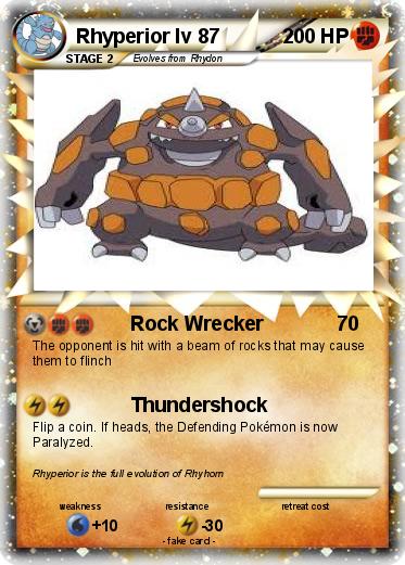 Pokemon Rhyperior lv 87