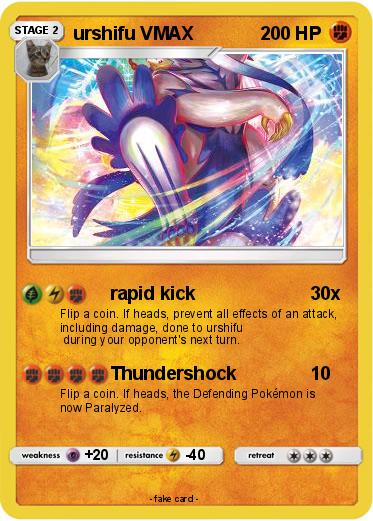 Pokemon urshifu VMAX