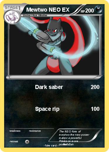 Pokemon Mewtwo NEO EX