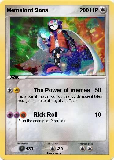 Pokemon Memelord Sans