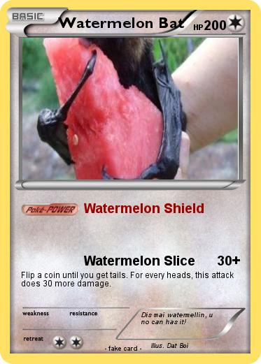 Pokemon Watermelon Bat