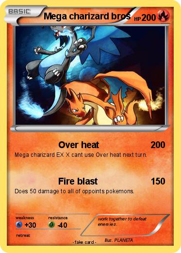Pokemon Mega charizard bros