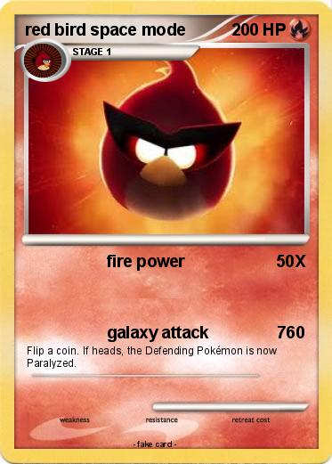Pokemon red bird space mode