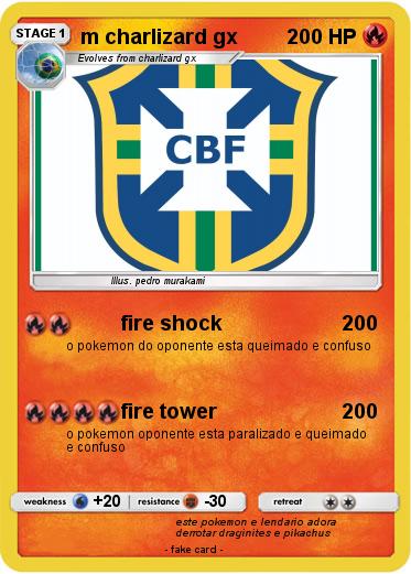 Pokemon m charlizard gx