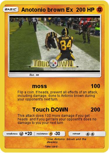 Pokemon Anotonio brown Ex