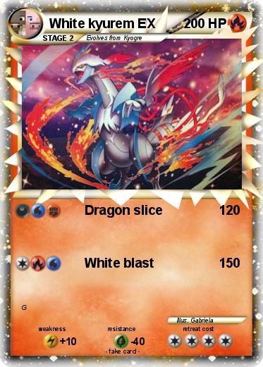 Pokemon White kyurem EX
