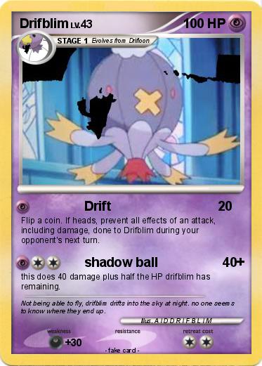 Pokemon Drifblim