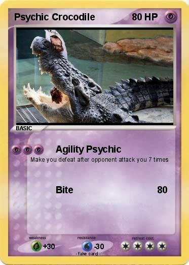 Pokemon Psychic Crocodile