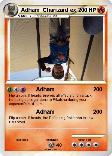 Pokemon Adham  Charizard ex