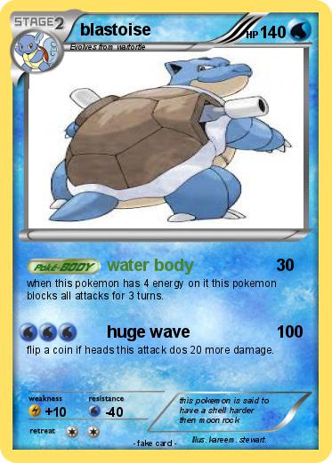 Pokemon blastoise
