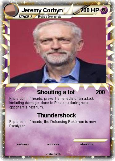 Pokemon Jeremy Corbyn