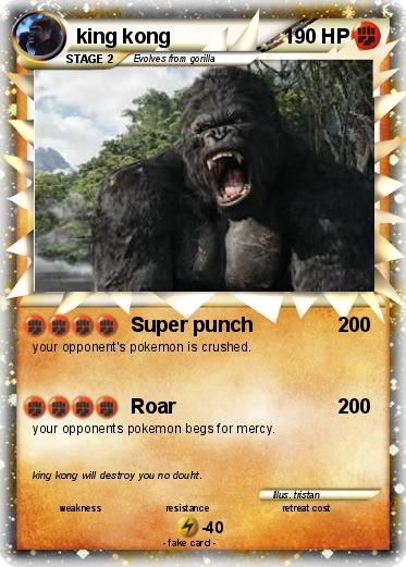Pokemon king kong