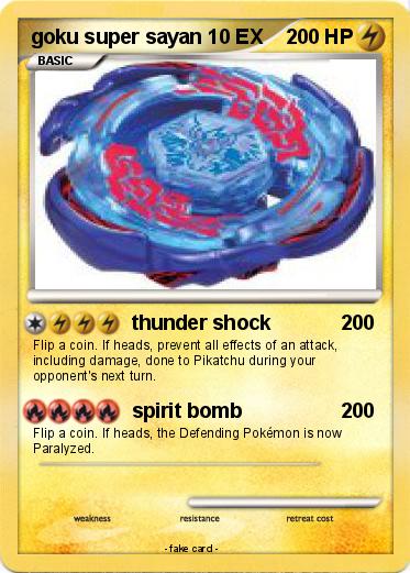 Pokemon goku super sayan 10 EX