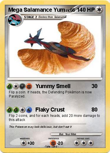 Pokemon Mega Salamance Yum