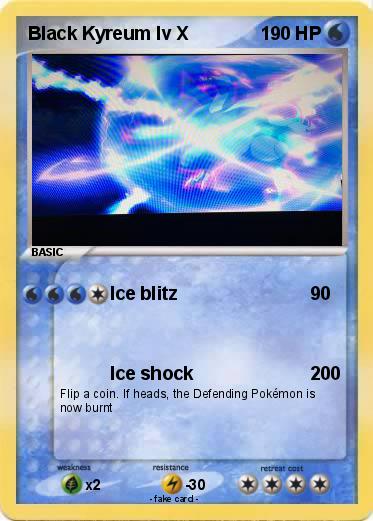 Pokemon Black Kyreum lv X
