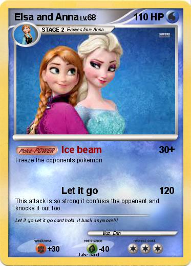 Pokemon Elsa and Anna