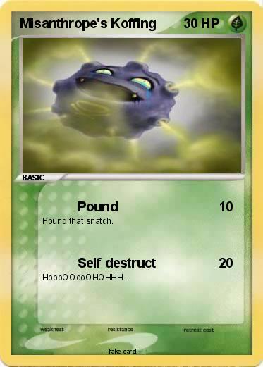 Pokemon Misanthrope's Koffing
