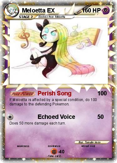 Pokemon Meloetta EX