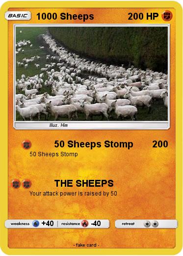 Pokemon 1000 Sheeps
