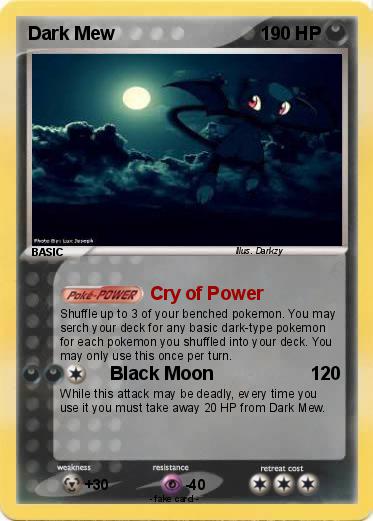 Pokemon Dark Mew