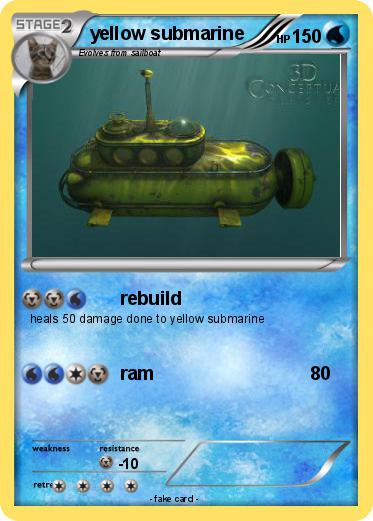 Pokemon yellow submarine