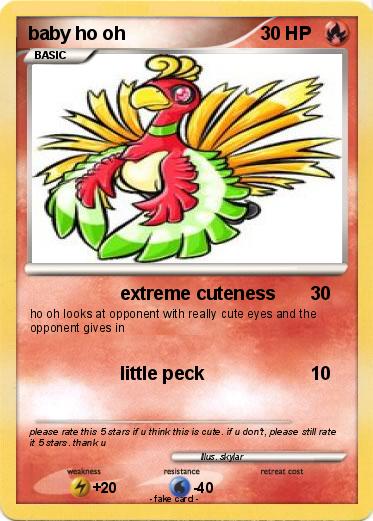 Pokemon baby ho oh