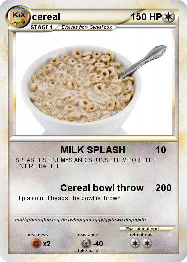 Pokemon cereal