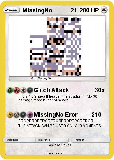 Pokemon MissingNo            21