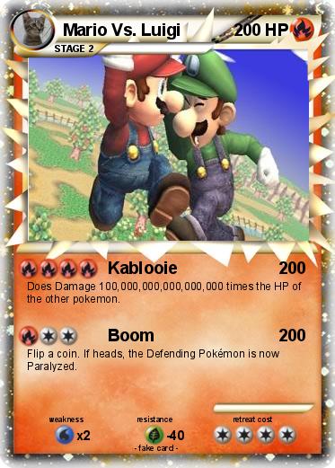 Pokemon Mario Vs. Luigi