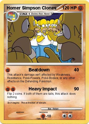Pokemon Homer Simpson Clones