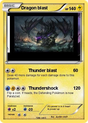 Pokemon Dragon blast