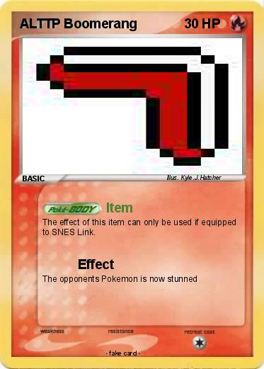 Pokemon ALTTP Boomerang