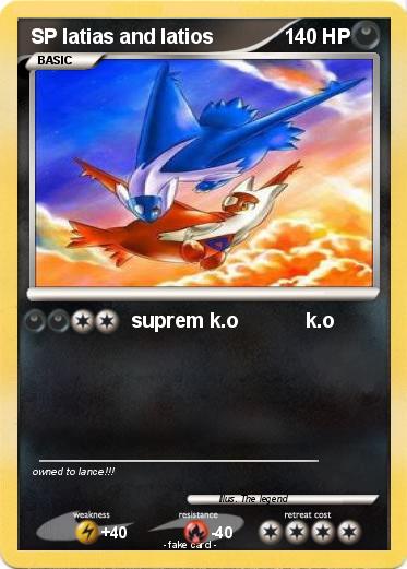 Pokemon SP latias and latios