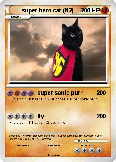 Pokemon super hero cat (N2)