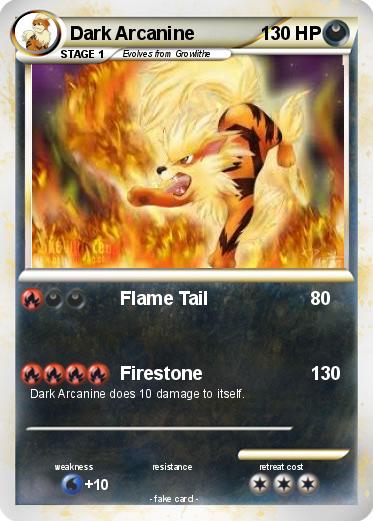 Pokemon Dark Arcanine