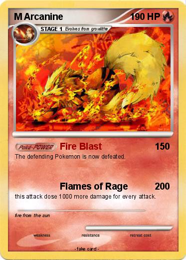 Pokemon M Arcanine