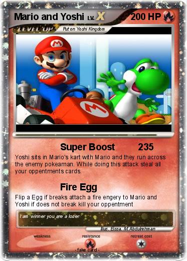 Pokemon Mario and Yoshi