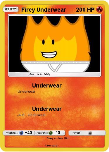 Pokemon Firey Underwear