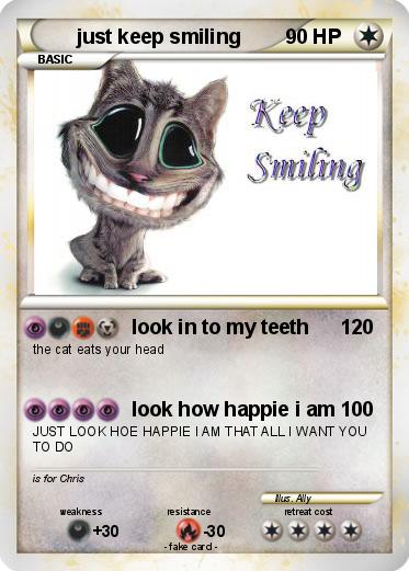 Pokemon just keep smiling