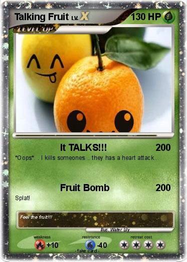 Pokemon Talking Fruit