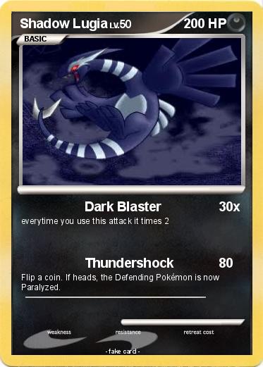 Pokemon Shadow Lugia