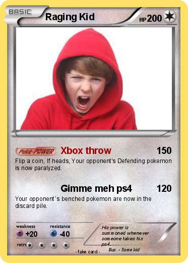 Pokemon Raging Kid
