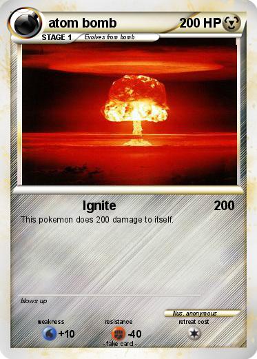 Pokemon atom bomb