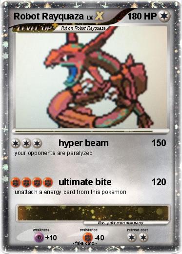 Pokemon Robot Rayquaza