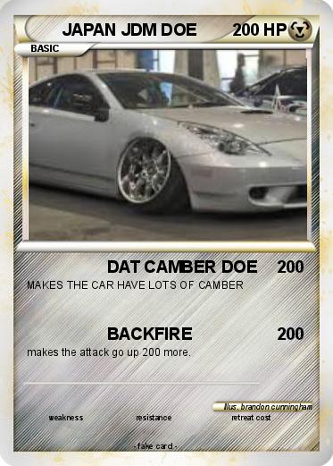 Pokemon JAPAN JDM DOE