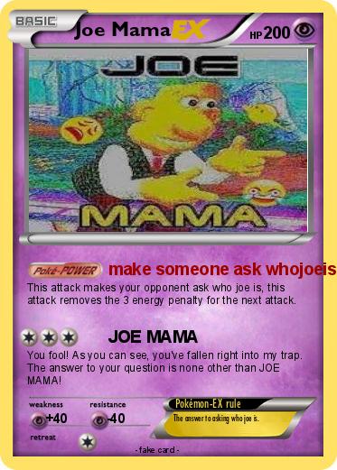 Pokemon Joe Mama