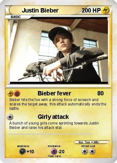 Pokemon Justin Bieber