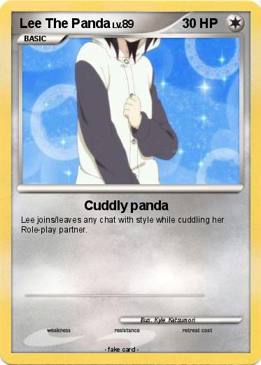 Pokemon Lee The Panda