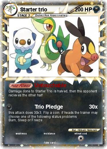 Pokemon Starter trio